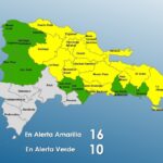 COE aumenta a 16 las provincias en alerta amarilla por lluvias