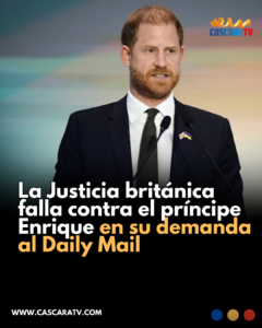 La Justicia británica falla contra el príncipe Enrique en su demanda al Daily Mail