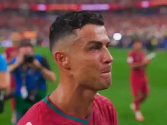 Cristiano Ronaldo rompe en llanto